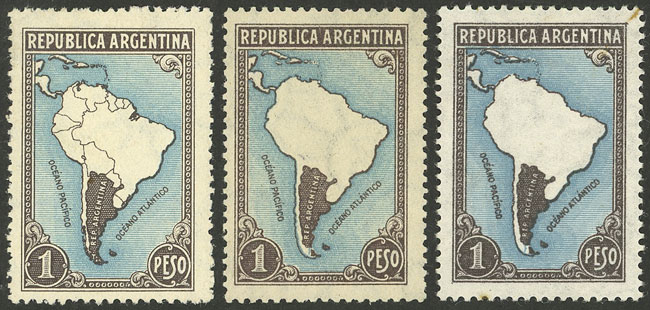 Lot 306 - Argentina general issues -  Guillermo Jalil - Philatino Auction # 2405 ARGENTINA: