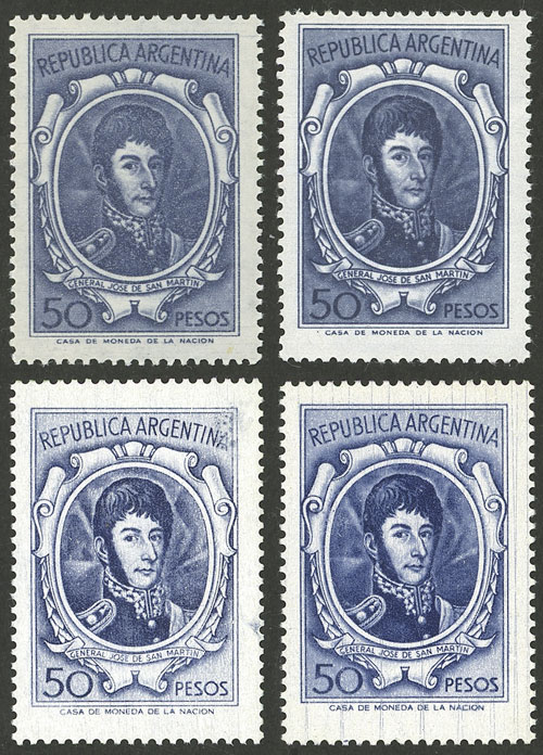 Lot 602 - Argentina general issues -  Guillermo Jalil - Philatino Auction # 2405 ARGENTINA: