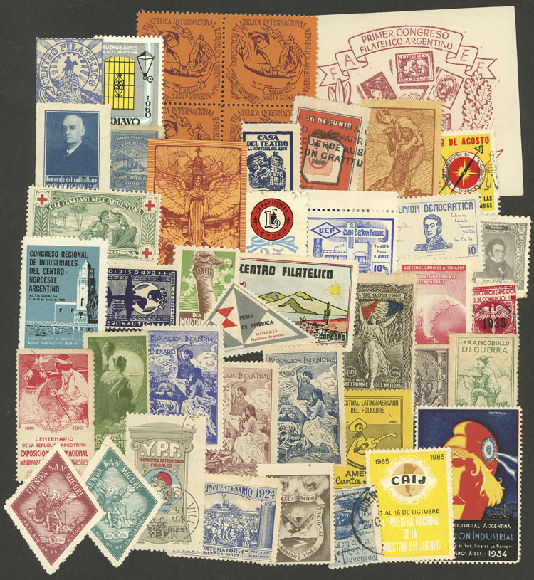 Lot 1079 - Argentina cinderellas -  Guillermo Jalil - Philatino Auction # 2405 ARGENTINA: