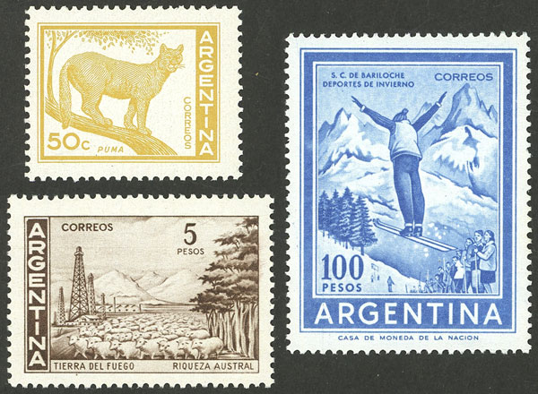 Lot 619 - Argentina general issues -  Guillermo Jalil - Philatino Auction # 2405 ARGENTINA: