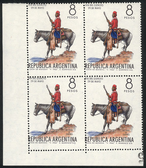 Lot 608 - Argentina general issues -  Guillermo Jalil - Philatino Auction # 2405 ARGENTINA: