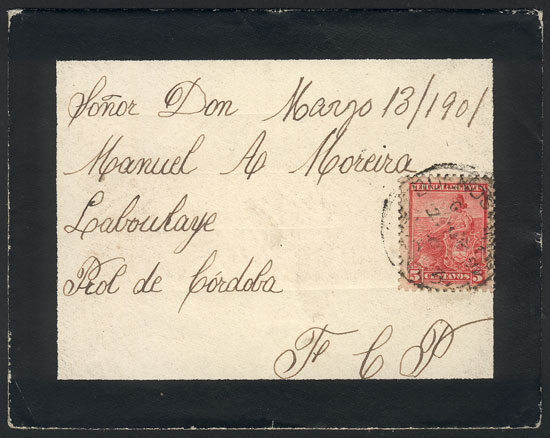Lot 951 - Argentina postal history -  Guillermo Jalil - Philatino Auction # 2405 ARGENTINA: