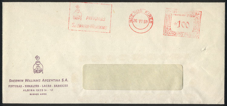 Lot 1022 - Argentina postal history - Guillermo Jalil - Philatino Auction # 2405 ARGENTINA: Lot 1022 - Argentina postal history - Guillermo Jalil - Philatino Auction # 2405 ARGENTINA: