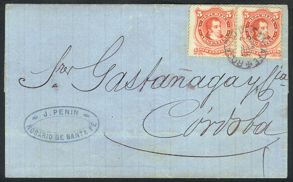 Lot 958 - Argentina postal history -  Guillermo Jalil - Philatino Auction # 2405 ARGENTINA: