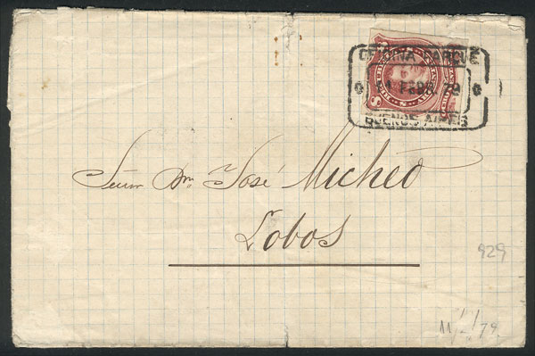 Lot 959 - Argentina postal history -  Guillermo Jalil - Philatino Auction # 2405 ARGENTINA: