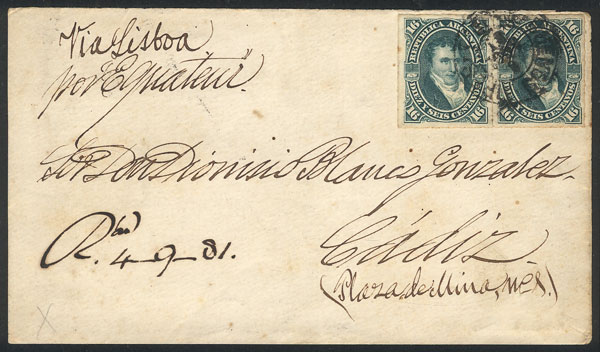 Lot 960 - Argentina postal history -  Guillermo Jalil - Philatino Auction # 2405 ARGENTINA: