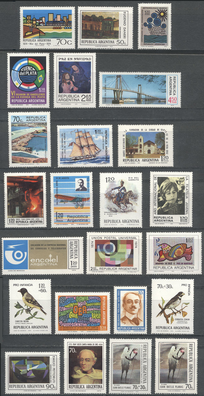 Lot 638 - Argentina general issues - Guillermo Jalil - Philatino Auction # 2405 ARGENTINA: Lot 638 - Argentina general issues - Guillermo Jalil - Philatino Auction # 2405 ARGENTINA: