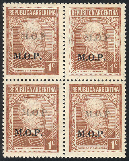 Lot 916 - Argentina official stamps - Guillermo Jalil - Philatino Auction # 2405 ARGENTINA: Lot 916 - Argentina official stamps - Guillermo Jalil - Philatino Auction # 2405 ARGENTINA: