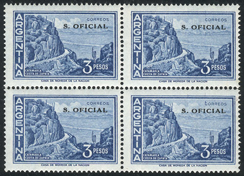 Lot 928 - Argentina official stamps - Guillermo Jalil - Philatino Auction # 2405 ARGENTINA: Lot 928 - Argentina official stamps - Guillermo Jalil - Philatino Auction # 2405 ARGENTINA: