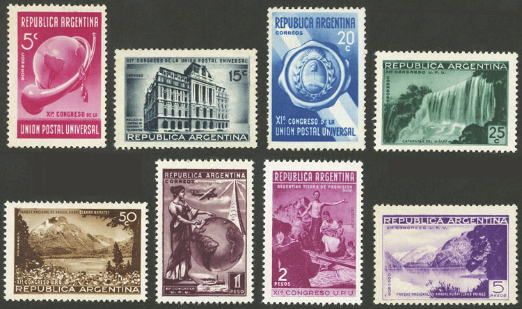 Lot 476 - Argentina general issues -  Guillermo Jalil - Philatino Auction # 2406 ARGENTINA: General auction with very interesting material