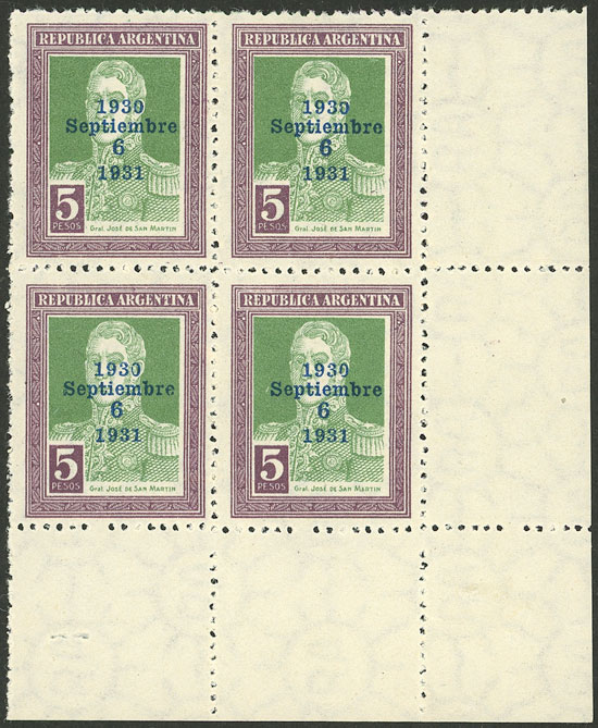 Lot 381 - Argentina general issues - Guillermo Jalil - Philatino Auction # 2406 ARGENTINA: General auction with very interesting material Lot 381 - Argentina general issues - Guillermo Jalil - Philatino Auction # 2406 ARGENTINA: General auction with very interesting material