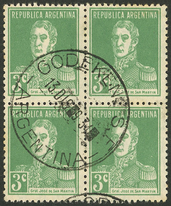 Lot 327 - Argentina general issues -  Guillermo Jalil - Philatino Auction # 2406 ARGENTINA: General auction with very interesting material