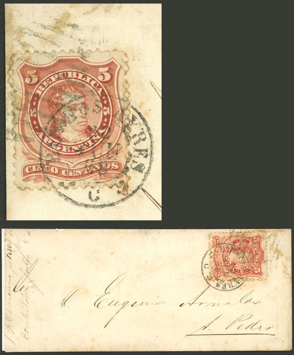 Lot 74 - Argentina general issues -  Guillermo Jalil - Philatino Auction # 2406 ARGENTINA: General auction with very interesting material