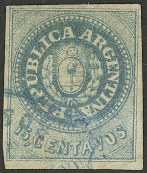 Lot 13 - Argentina escuditos - Guillermo Jalil - Philatino Auction # 2406 ARGENTINA: General auction with very interesting material Lot 13 - Argentina escuditos - Guillermo Jalil - Philatino Auction # 2406 ARGENTINA: General auction with very interesting material
