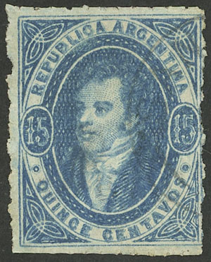 Lot 46 - Argentina rivadavias -  Guillermo Jalil - Philatino Auction # 2406 ARGENTINA: General auction with very interesting material