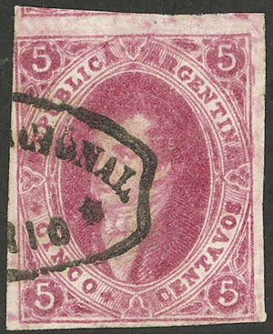 Lot 63 - Argentina rivadavias -  Guillermo Jalil - Philatino Auction # 2406 ARGENTINA: General auction with very interesting material