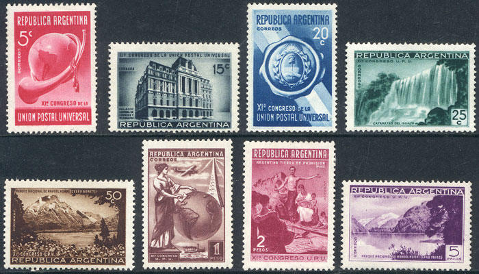 Lot 477 - Argentina general issues -  Guillermo Jalil - Philatino Auction # 2406 ARGENTINA: General auction with very interesting material