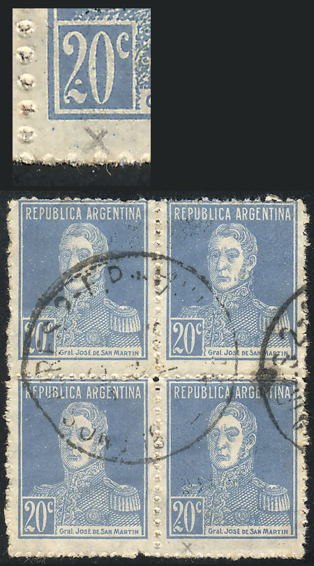 Lot 337 - Argentina general issues -  Guillermo Jalil - Philatino Auction # 2406 ARGENTINA: General auction with very interesting material