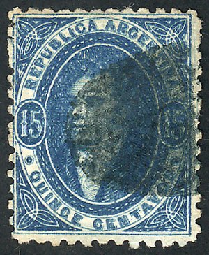 Lot 47 - Argentina rivadavias -  Guillermo Jalil - Philatino Auction # 2406 ARGENTINA: General auction with very interesting material