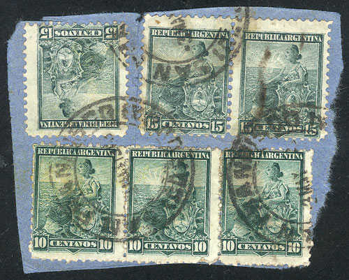 Lot 220 - Argentina general issues -  Guillermo Jalil - Philatino Auction # 2414 ARGENTINA: Super-economy auction with many interesting lots with VERY LOW PRICES!