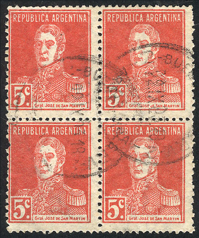 Lot 343 - Argentina general issues -  Guillermo Jalil - Philatino Auction # 2414 ARGENTINA: Super-economy auction with many interesting lots with VERY LOW PRICES!