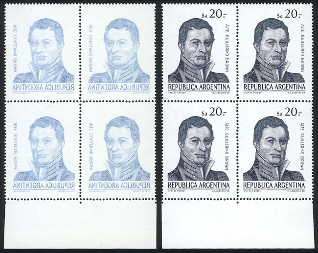 Lot 1045 - Argentina general issues -  Guillermo Jalil - Philatino Auction # 2414 ARGENTINA: Super-economy auction with many interesting lots with VERY LOW PRICES!