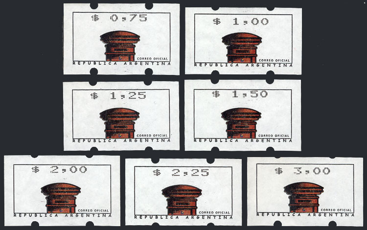 Lot 1351 - Argentina variable value stamps - Guillermo Jalil - Philatino Auction # 2414 ARGENTINA: Super-economy auction with many interesting lots with VERY LOW PRICES! Lot 1351 - Argentina variable value stamps - Guillermo Jalil - Philatino Auction # 2414 ARGENTINA: Super-economy auction with many interesting lots with VERY LOW PRICES!