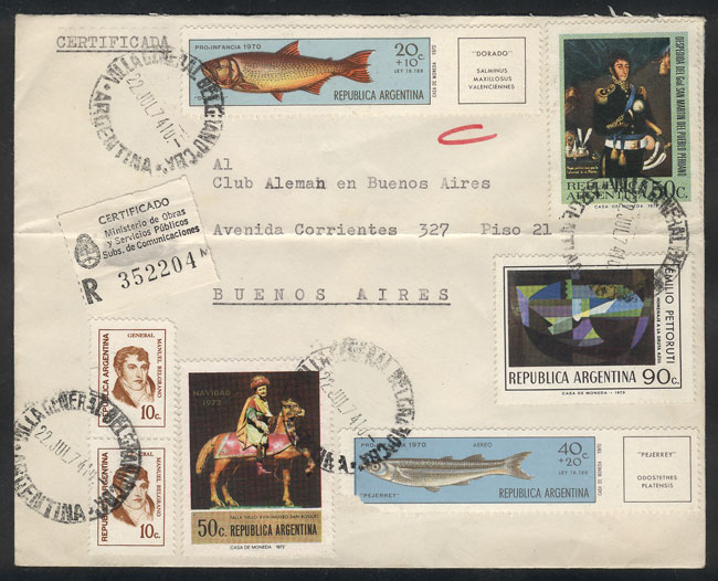 Lot 1483 - Argentina postal history - Guillermo Jalil - Philatino Auction # 2414 ARGENTINA: Super-economy auction with many interesting lots with VERY LOW PRICES! Lot 1483 - Argentina postal history - Guillermo Jalil - Philatino Auction # 2414 ARGENTINA: Super-economy auction with many interesting lots with VERY LOW PRICES!