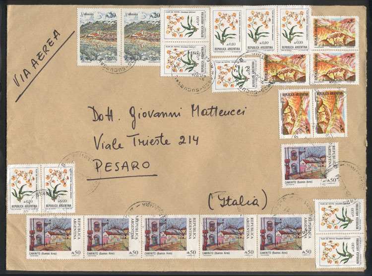 Lot 1499 - Argentina postal history - Guillermo Jalil - Philatino Auction # 2414 ARGENTINA: Super-economy auction with many interesting lots with VERY LOW PRICES! Lot 1499 - Argentina postal history - Guillermo Jalil - Philatino Auction # 2414 ARGENTINA: Super-economy auction with many interesting lots with VERY LOW PRICES!
