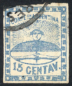 Lot 36 - Argentina confederation -  Guillermo Jalil - Philatino Auction # 2414 ARGENTINA: Super-economy auction with many interesting lots with VERY LOW PRICES!