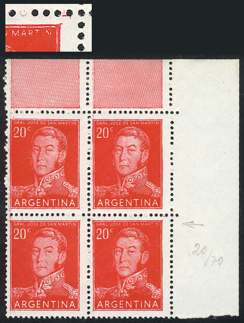 Lot 691 - Argentina general issues -  Guillermo Jalil - Philatino Auction # 2414 ARGENTINA: Super-economy auction with many interesting lots with VERY LOW PRICES!