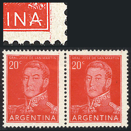 Lot 687 - Argentina general issues -  Guillermo Jalil - Philatino Auction # 2414 ARGENTINA: Super-economy auction with many interesting lots with VERY LOW PRICES!