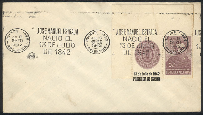 Lot 516 - Argentina general issues -  Guillermo Jalil - Philatino Auction # 2414 ARGENTINA: Super-economy auction with many interesting lots with VERY LOW PRICES!