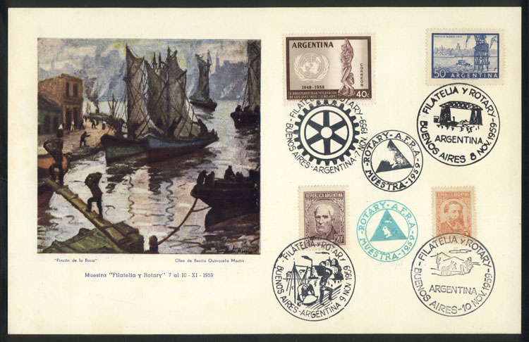 Lot 1460 - Argentina postal history -  Guillermo Jalil - Philatino Auction # 2414 ARGENTINA: Super-economy auction with many interesting lots with VERY LOW PRICES!
