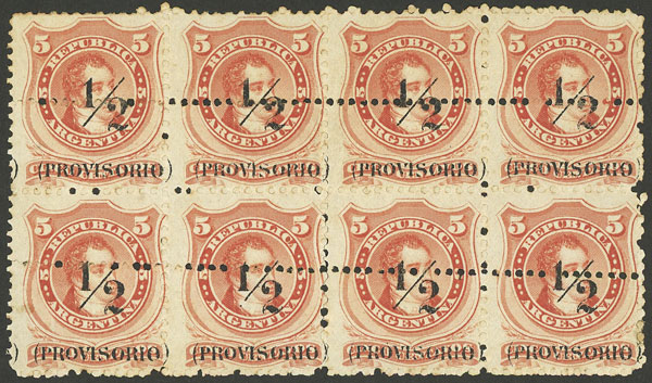 Lot 137 - Argentina general issues -  Guillermo Jalil - Philatino Auction # 2414 ARGENTINA: Super-economy auction with many interesting lots with VERY LOW PRICES!