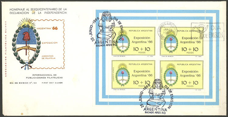 Lot 1209 - Argentina souvenir sheets - Guillermo Jalil - Philatino Auction # 2414 ARGENTINA: Super-economy auction with many interesting lots with VERY LOW PRICES! Lot 1209 - Argentina souvenir sheets - Guillermo Jalil - Philatino Auction # 2414 ARGENTINA: Super-economy auction with many interesting lots with VERY LOW PRICES!