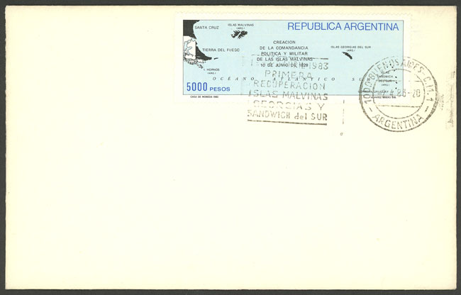 Lot 1488 - Argentina postal history - Guillermo Jalil - Philatino Auction # 2414 ARGENTINA: Super-economy auction with many interesting lots with VERY LOW PRICES! Lot 1488 - Argentina postal history - Guillermo Jalil - Philatino Auction # 2414 ARGENTINA: Super-economy auction with many interesting lots with VERY LOW PRICES!