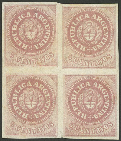 Lot 41 - Argentina escuditos -  Guillermo Jalil - Philatino Auction # 2414 ARGENTINA: Super-economy auction with many interesting lots with VERY LOW PRICES!