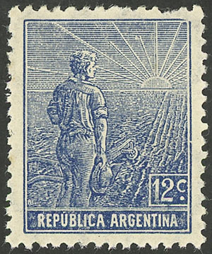 Lot 286 - Argentina general issues -  Guillermo Jalil - Philatino Auction # 2414 ARGENTINA: Super-economy auction with many interesting lots with VERY LOW PRICES!