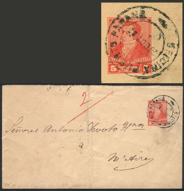 Lot 1393 - Argentina postal history - Guillermo Jalil - Philatino Auction # 2414 ARGENTINA: Super-economy auction with many interesting lots with VERY LOW PRICES! Lot 1393 - Argentina postal history - Guillermo Jalil - Philatino Auction # 2414 ARGENTINA: Super-economy auction with many interesting lots with VERY LOW PRICES!