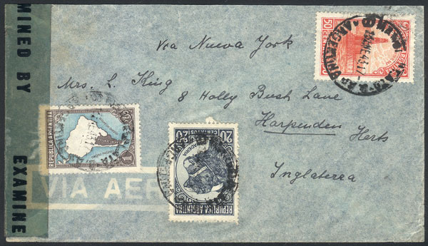 Lot 1440 - Argentina postal history - Guillermo Jalil - Philatino Auction # 2414 ARGENTINA: Super-economy auction with many interesting lots with VERY LOW PRICES! Lot 1440 - Argentina postal history - Guillermo Jalil - Philatino Auction # 2414 ARGENTINA: Super-economy auction with many interesting lots with VERY LOW PRICES!