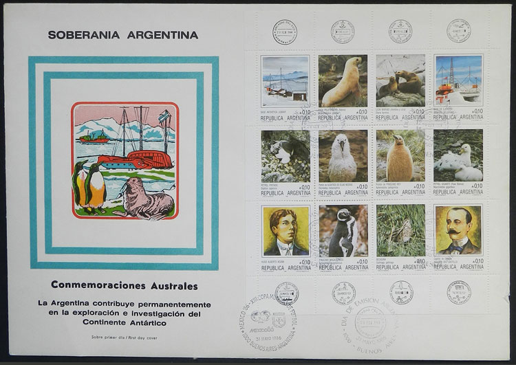 Lot 1224 - Argentina souvenir sheets - Guillermo Jalil - Philatino Auction # 2414 ARGENTINA: Super-economy auction with many interesting lots with VERY LOW PRICES! Lot 1224 - Argentina souvenir sheets - Guillermo Jalil - Philatino Auction # 2414 ARGENTINA: Super-economy auction with many interesting lots with VERY LOW PRICES!