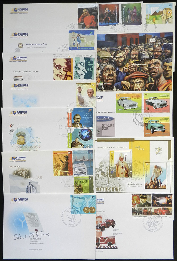 Lot 1143 - Argentina general issues -  Guillermo Jalil - Philatino Auction # 2414 ARGENTINA: Super-economy auction with many interesting lots with VERY LOW PRICES!