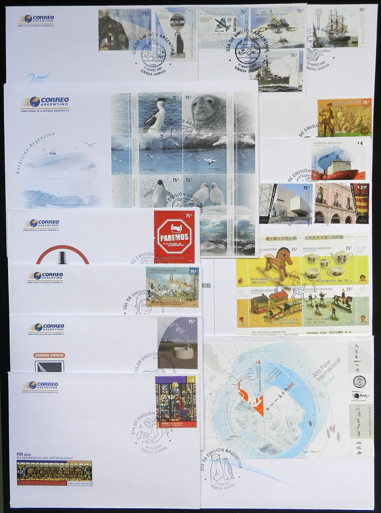 Lot 1149 - Argentina general issues -  Guillermo Jalil - Philatino Auction # 2414 ARGENTINA: Super-economy auction with many interesting lots with VERY LOW PRICES!