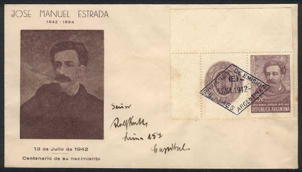 Lot 515 - Argentina general issues -  Guillermo Jalil - Philatino Auction # 2414 ARGENTINA: Super-economy auction with many interesting lots with VERY LOW PRICES!