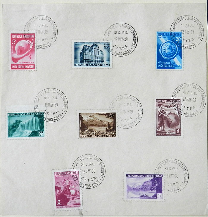 Lot 485 - Argentina general issues -  Guillermo Jalil - Philatino Auction # 2414 ARGENTINA: Super-economy auction with many interesting lots with VERY LOW PRICES!