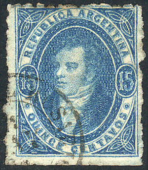 Lot 68 - Argentina rivadavias -  Guillermo Jalil - Philatino Auction # 2414 ARGENTINA: Super-economy auction with many interesting lots with VERY LOW PRICES!