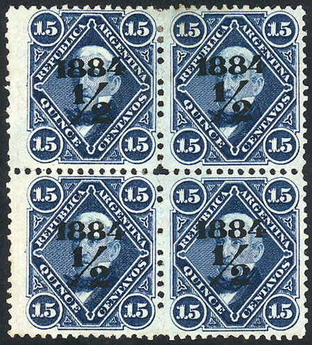 Lot 148 - Argentina general issues -  Guillermo Jalil - Philatino Auction # 2414 ARGENTINA: Super-economy auction with many interesting lots with VERY LOW PRICES!