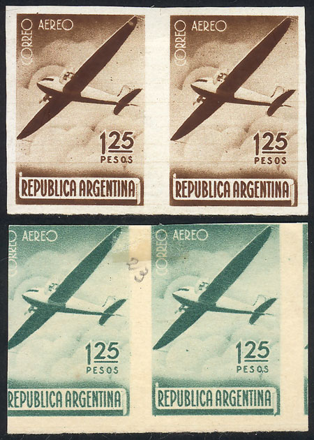 Lot 501 - Argentina general issues -  Guillermo Jalil - Philatino Auction # 2414 ARGENTINA: Super-economy auction with many interesting lots with VERY LOW PRICES!