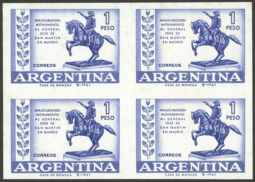 Lot 801 - Argentina general issues -  Guillermo Jalil - Philatino Auction # 2414 ARGENTINA: Super-economy auction with many interesting lots with VERY LOW PRICES!